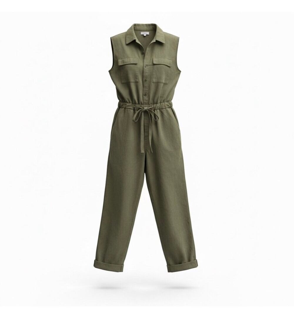 Evereve scout jumpsuit in olive